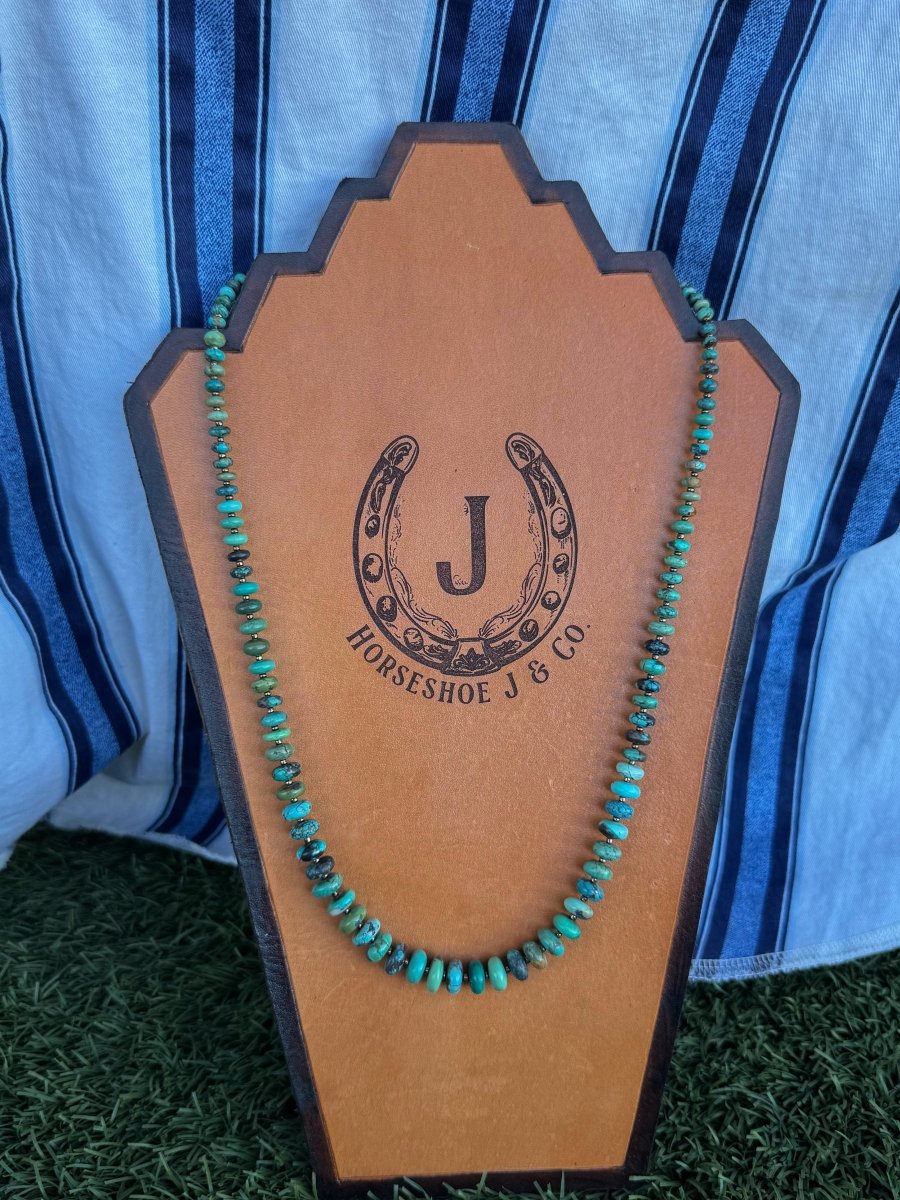 Easy Come, Easy Go 25" Turquoise Necklace