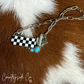 Countryside Co. - Cactus Checkered Bar Necklace