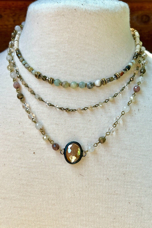 Dylan Designs - Justina Necklace: Multi