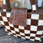 Countryside Co. - The Homestead Cowhide Checkered Tote Carryall: Black