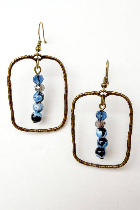 Dylan Designs - Suki Earrings: India Agate