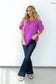 Plus - Basic Short Sleeve Cotton Top