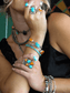 Even Cowgirls Get The Blues Turquoise Tennis Bracelet