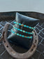 Even Cowgirls Get The Blues Turquoise Tennis Bracelet