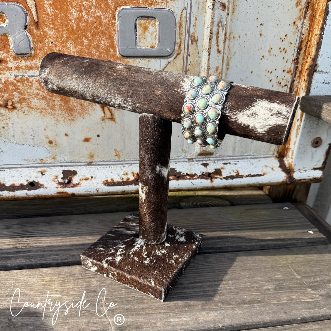 Countryside Co. - Bangle Necklace Cowhide Display Stand