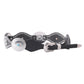Most Wanted USA - Maximalist Silver Concho Western Buckle Leather Belt: Black / ML