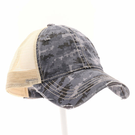 Digital Camouflage Cap Blue