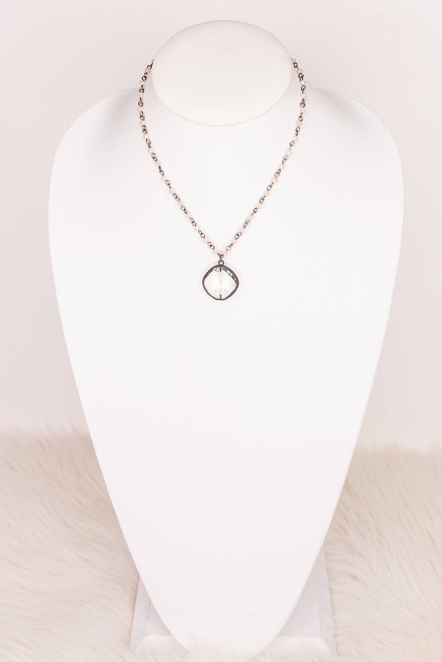 Dylan Designs - Ariel Necklace in Cream