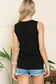 CRISS CROSS SLEEVELESS TANK TOP