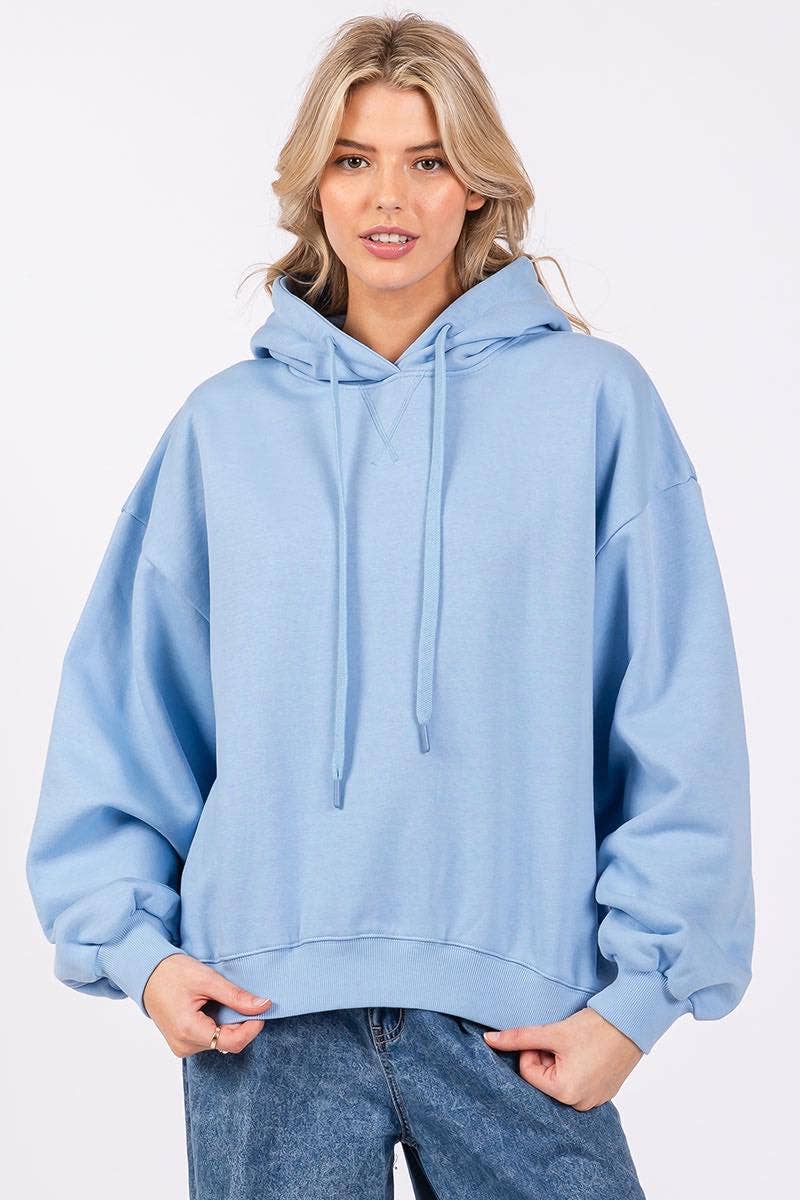 Zutter - Horse Trio Vintage Graphic L/S Fleece Hoodie: BONE / L