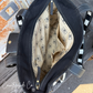 Countryside Co. - The Homestead Cowhide Checkered Tote Carryall: Black