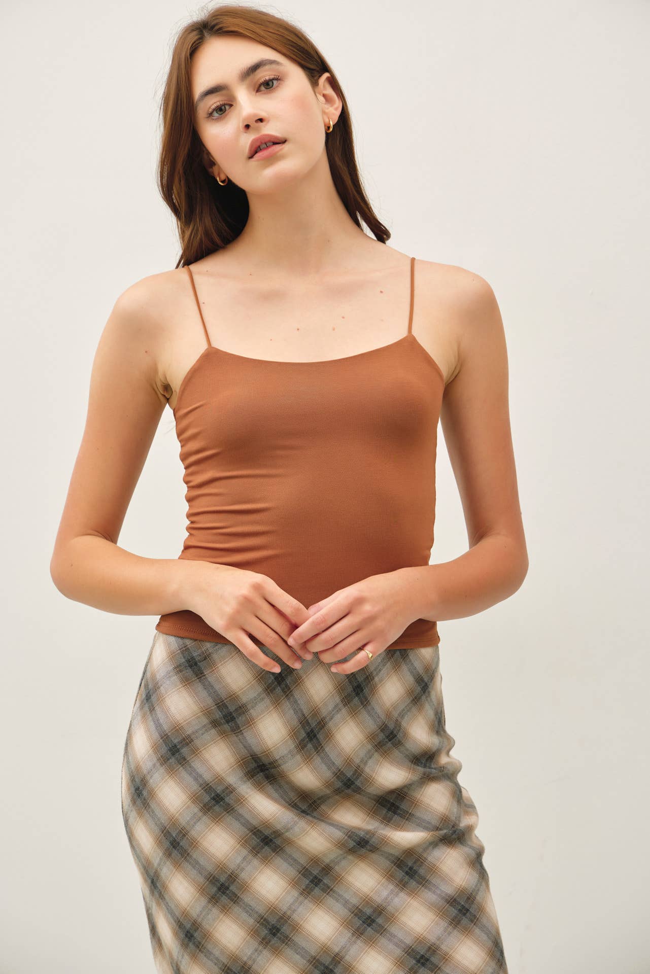 Be Cool - Restock [SOFT CORE] BASIC SOLID CAMI : Black / S