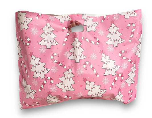 Trendy Chick Mailers - 20x15 It’s a Pink Christmas Merchandise Bag  : 100 pack