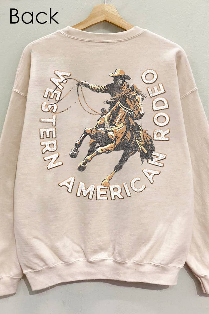 Western American Rodeo Crewneck