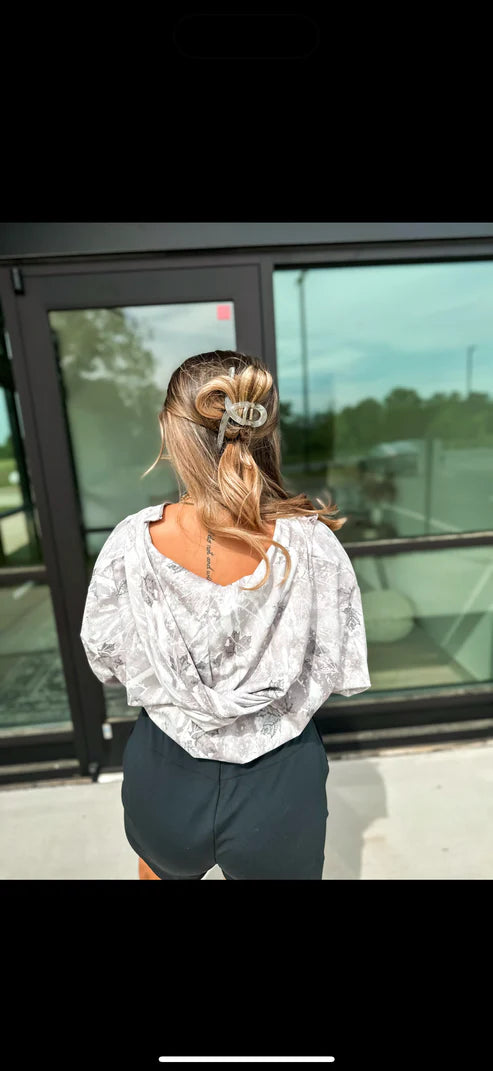 Summer Grey Camo 1/4 Zip