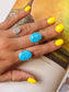 Kilgore Adjustable Turquoise Ring