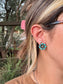 Lubbock Turquoise Cluster Earrings