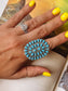 Meadow Turquoise Cluster Ring