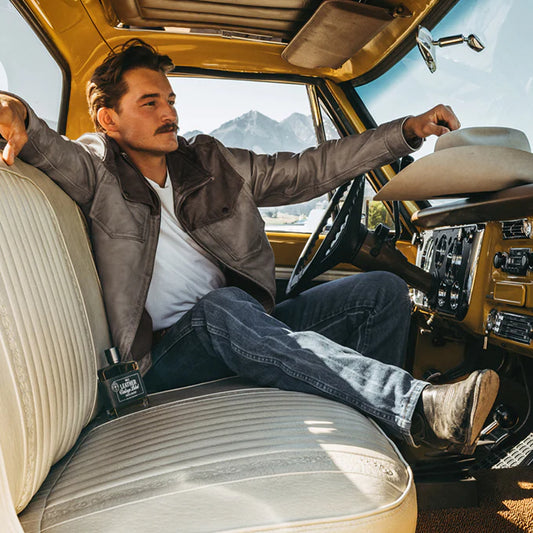 No. 2 Leather Vintage Label Small Batch Cologne