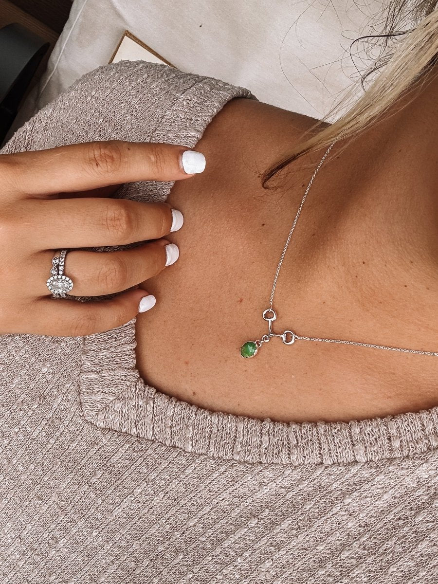 Poteet Snaffle Bit Turquoise Necklace