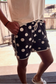 Polka Dot Posie Shorts - Black