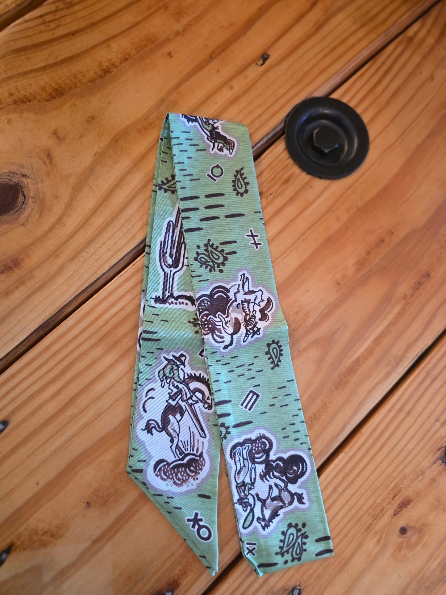 1940’s Cowboy Silk Twilly