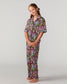Kids Bright Animal Silky Pant Set