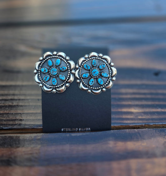 Kingman Wagon Wheel Earrings