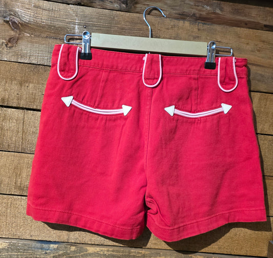 Red Smiley Shorts