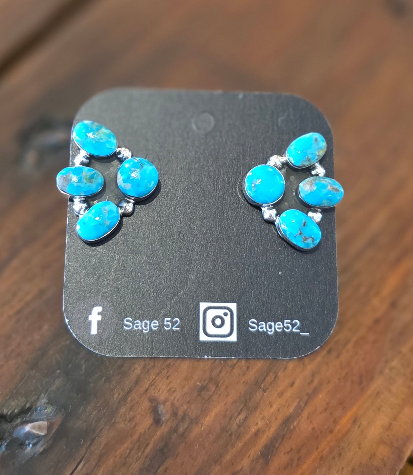 Turq Half Chunky Cluster - T1563