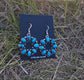 Kingman Turquoise Hoop Earrings