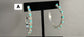 2" Turquoise Hoops - T129