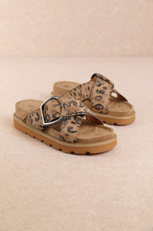 Gianna Leopard Sandals