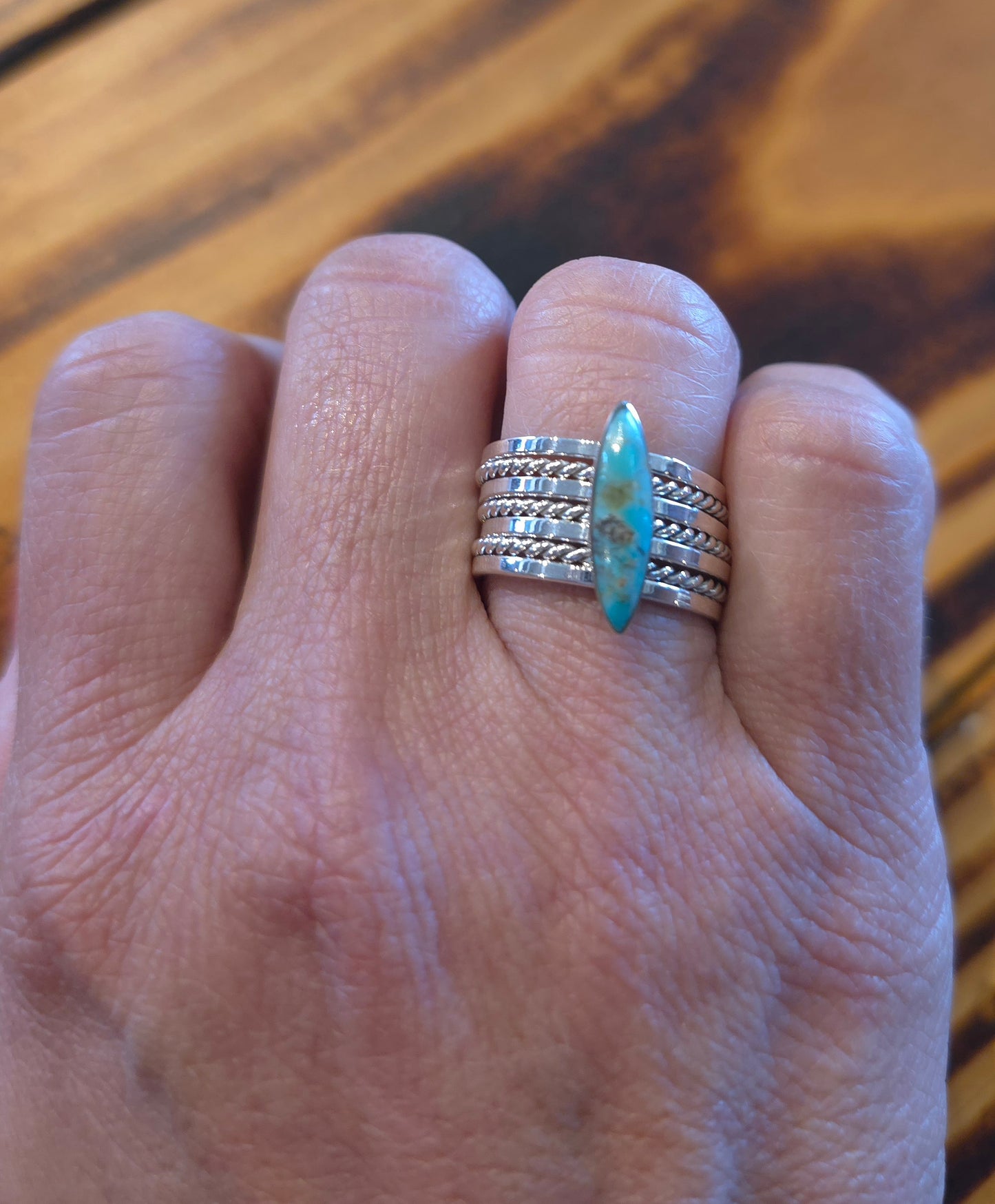 Turquoise Ring Multi Band - T5199