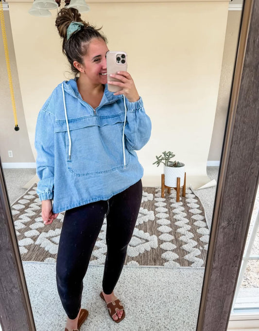 Denim Hoodie
