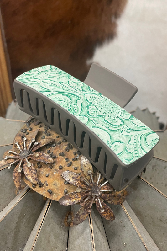 Cowgirl Tooled Hair Clip