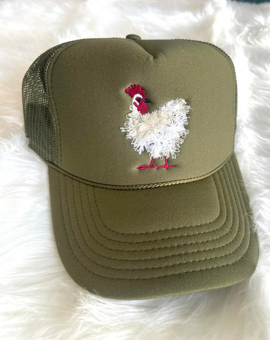 Mother Clucker Fluffy Chicken Embroidered