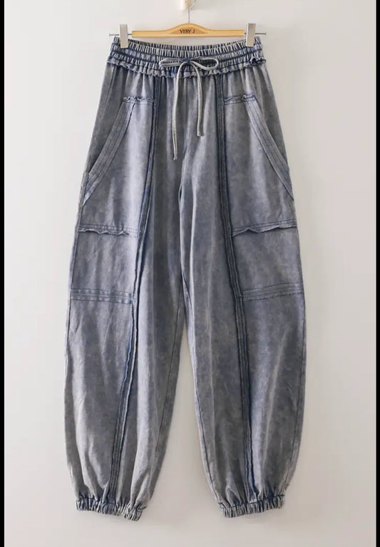 Denim Vintage Cargo Jogger