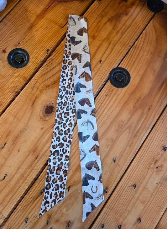 Wild Horse Silk Ribbon Twilly