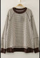 Chocolate Waffle Pullover