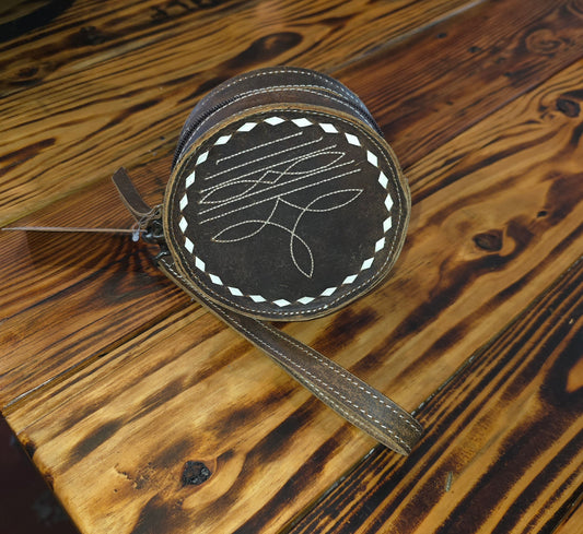 Boot Stitch Canteen Wristlet