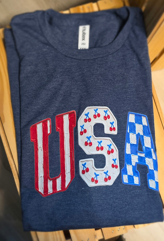 USA Printed Cherries