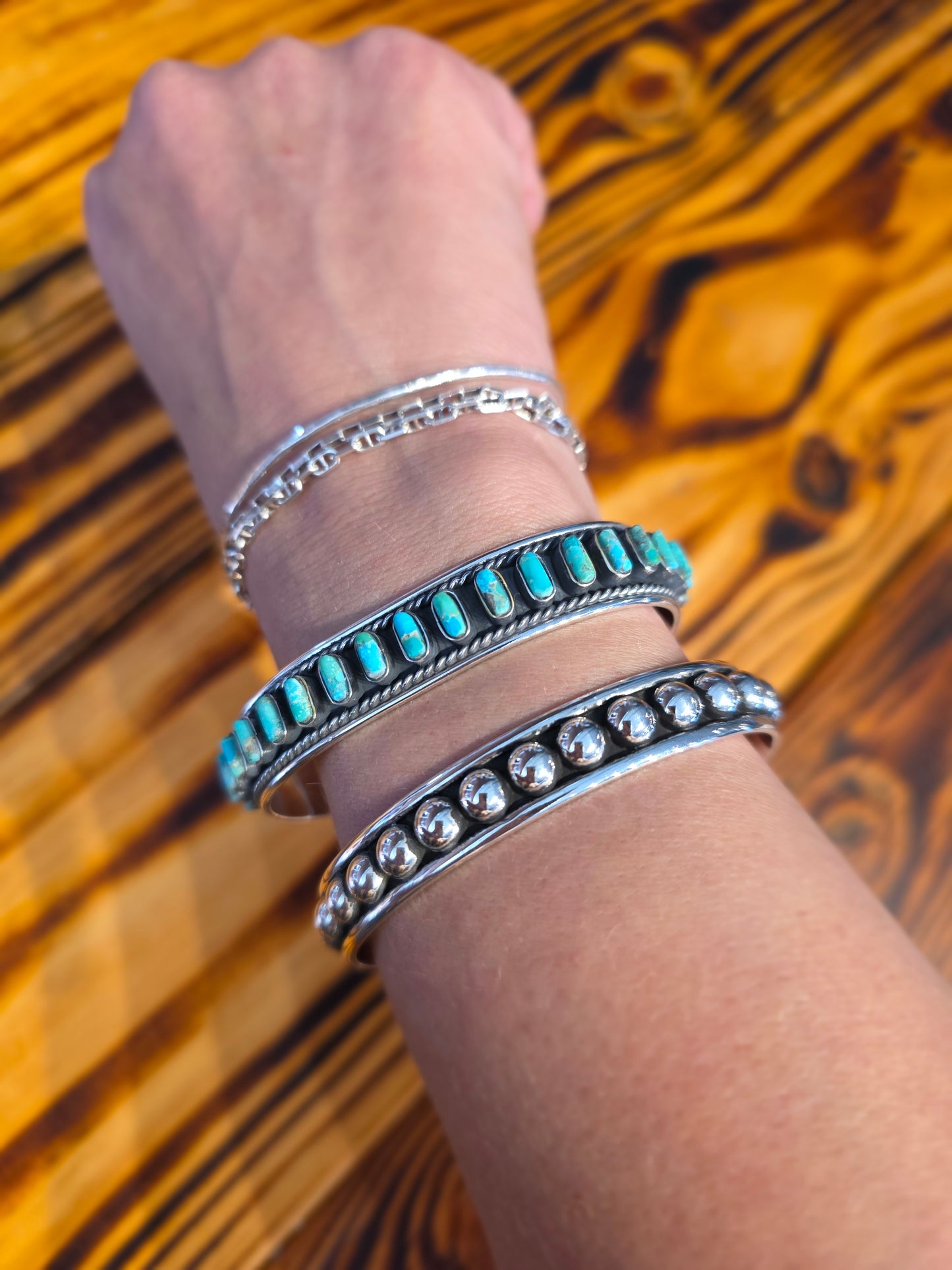 Turq. Multi Stone Cuff - 49403