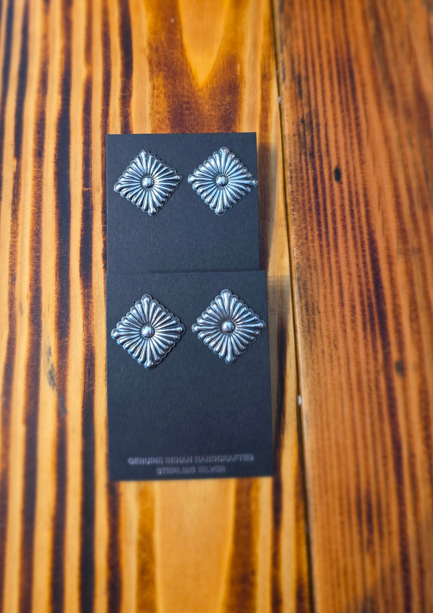 Square Concho Earrings