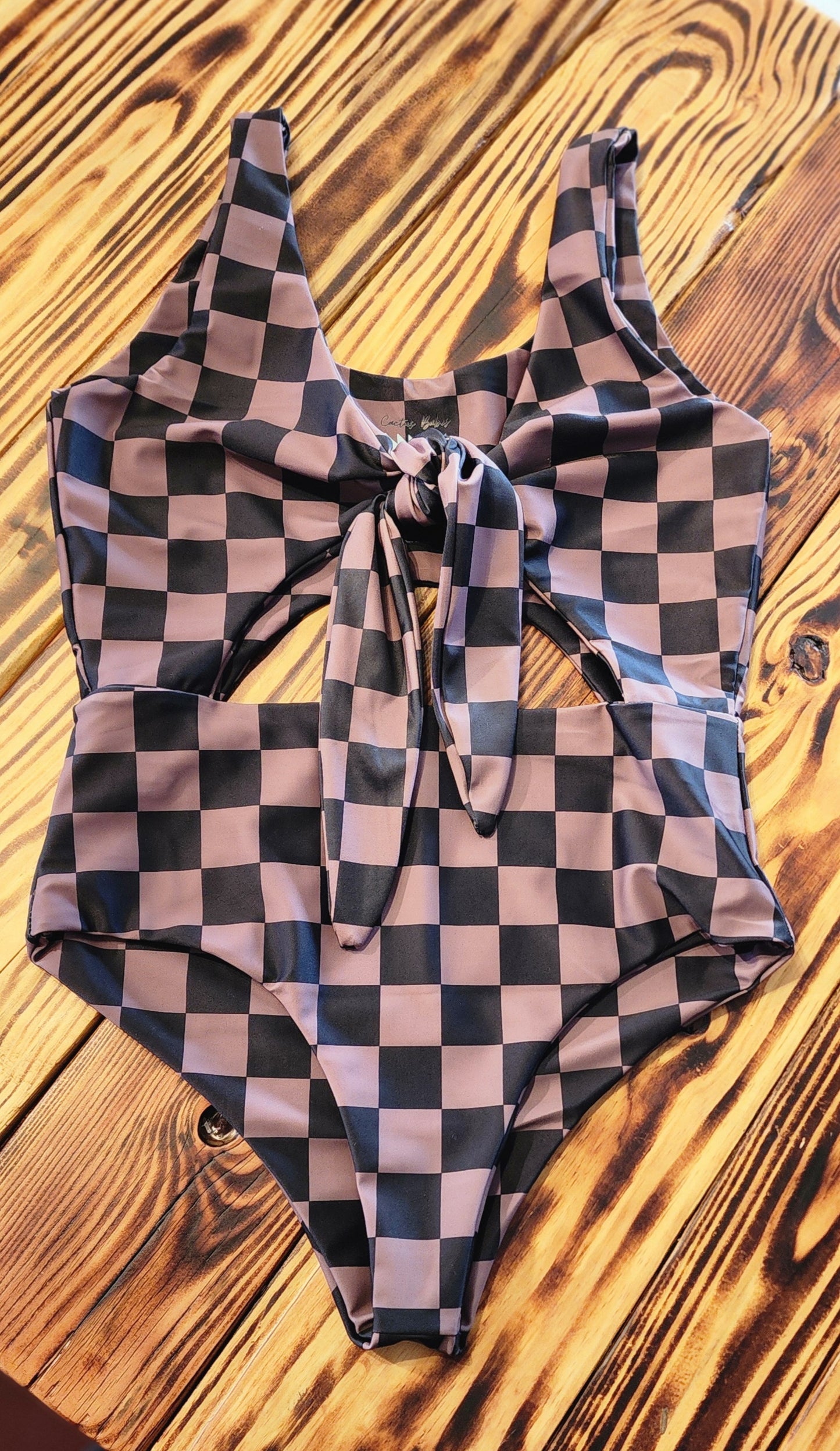Checkered Womens's 1 Piece