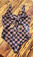 Checkered Womens's 1 Piece