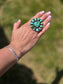 Sonoran Gold Wagon Wheel Cluster Ring