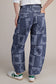 Bandana Washed Barrel Jeans