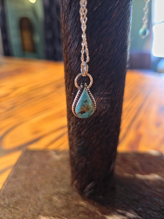 Teardrop Turquoise Necklace - T315