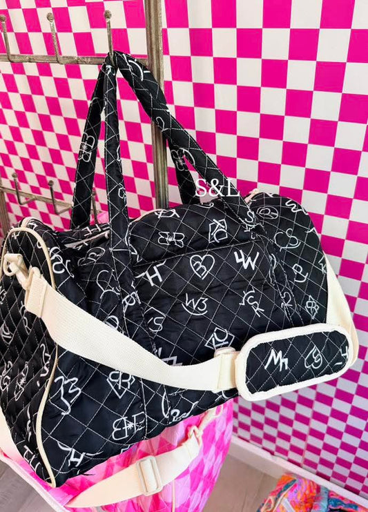 Quilted Duffle Bag